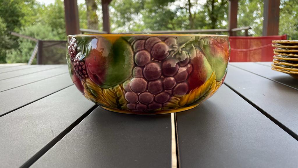 Salad bowl Barbotine Sarguemines