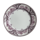 Antique English decorative porcelain plate "Poonah" by Brown-Westhead,
