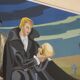 Gouache illustration dramatic art signed Masqueliez 1956