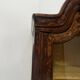 Dutch display cabinet in two parts made of marquetry wood.