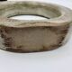 Vintage glazed stoneware pitcher in sculptural ring shape (1970s)