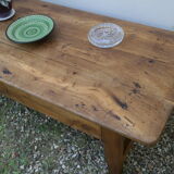 Old country coffee table in walnut
