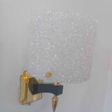 Paire d'appliques 1950/60 avec abat-jour en perspex