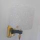 Pair of 1950/60 a wall lights with perspex lampshades