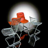 Chrome chair Gastone Rinaldi