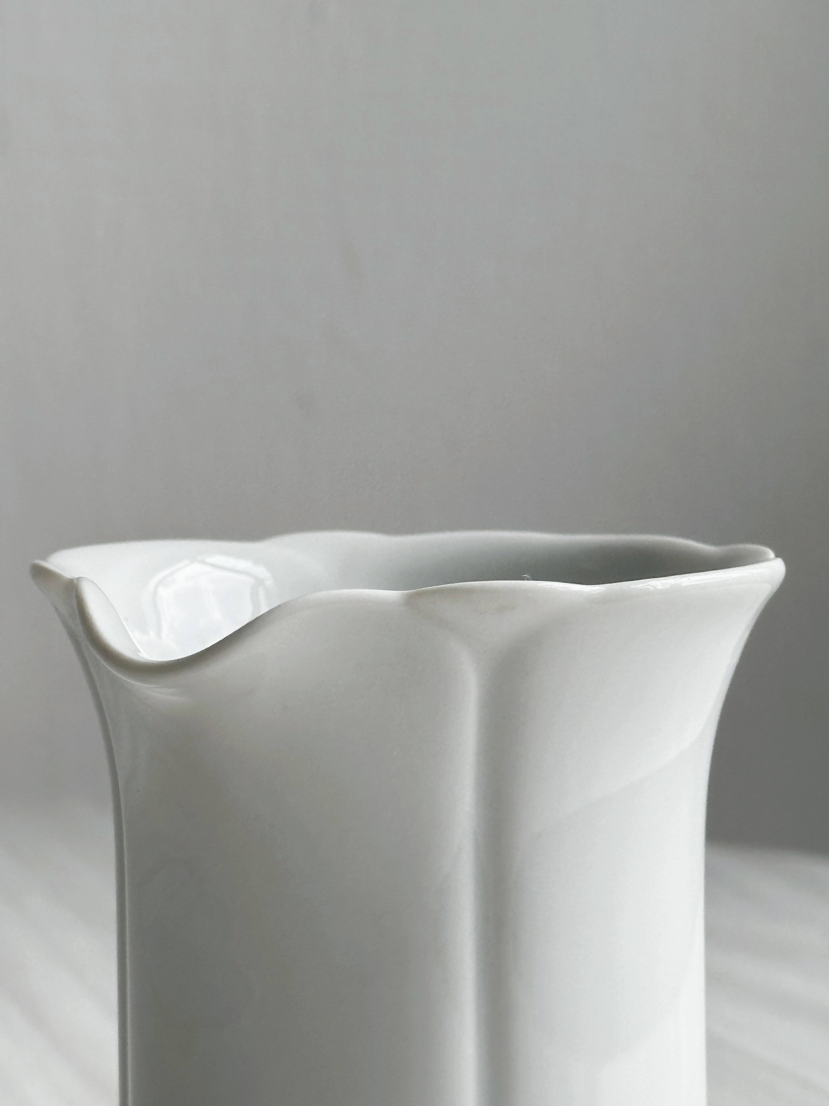 White porcelain sauce boat