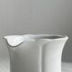 Saucière, pot à lait en porcelaine blanche