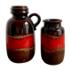 West Germany pottery vases, 1960