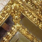 Parecloses repulsed brass mirror 82x48cm