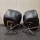 Vintage balloon shell armchair