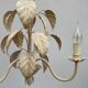 Lustre style florentin feuilles de tabac années 70