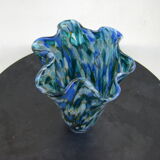 Multicolored Scandinavian vase. Sea Glasbruk Sweden.