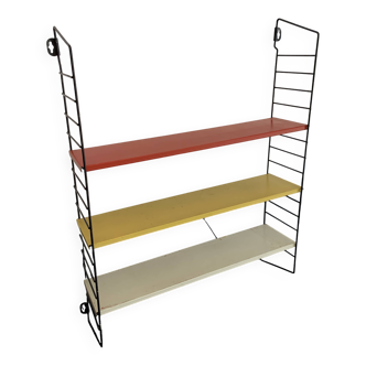 Etagère vintage 1950 Tomado bookshelves pocket D.Dekker - 61 x 48 cm