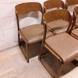 Following 5 chairs "sled" Baumann