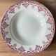 Set of 5 hollow plates Terre de Fer models "Bordeaux" Choisy Le Roi