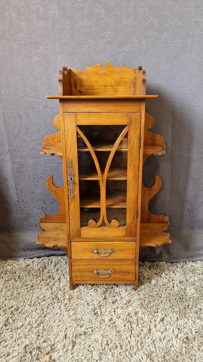 Art Nouveau wall shelf