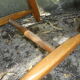 4 chaises en pin vers 1980