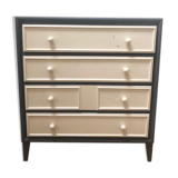 Painted wood chest of drawers