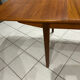Large extendable Scandinavian table in vintage teak from the 1970s.