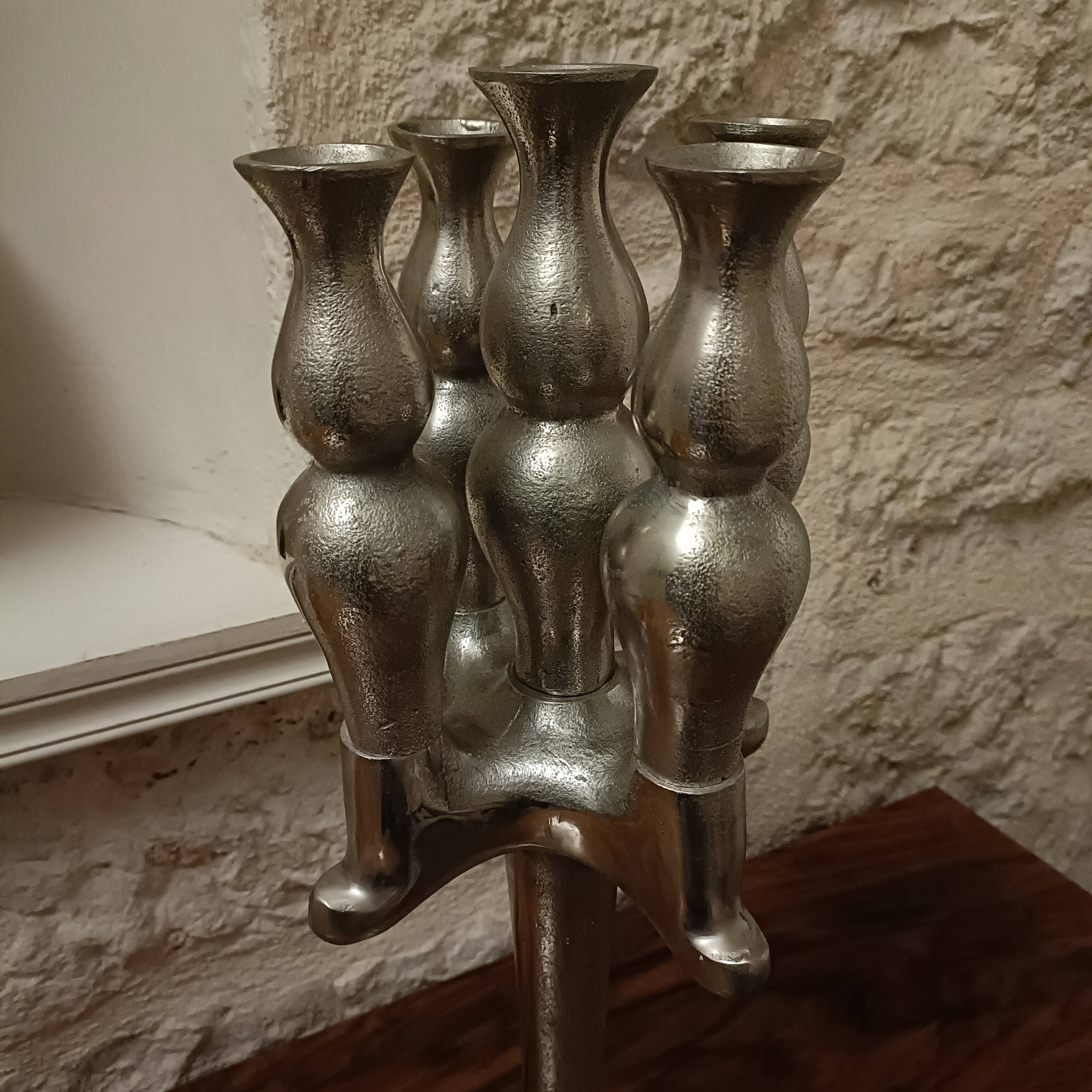 Vintage five-light candlestick
