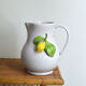 Carafe Citron en barbotine