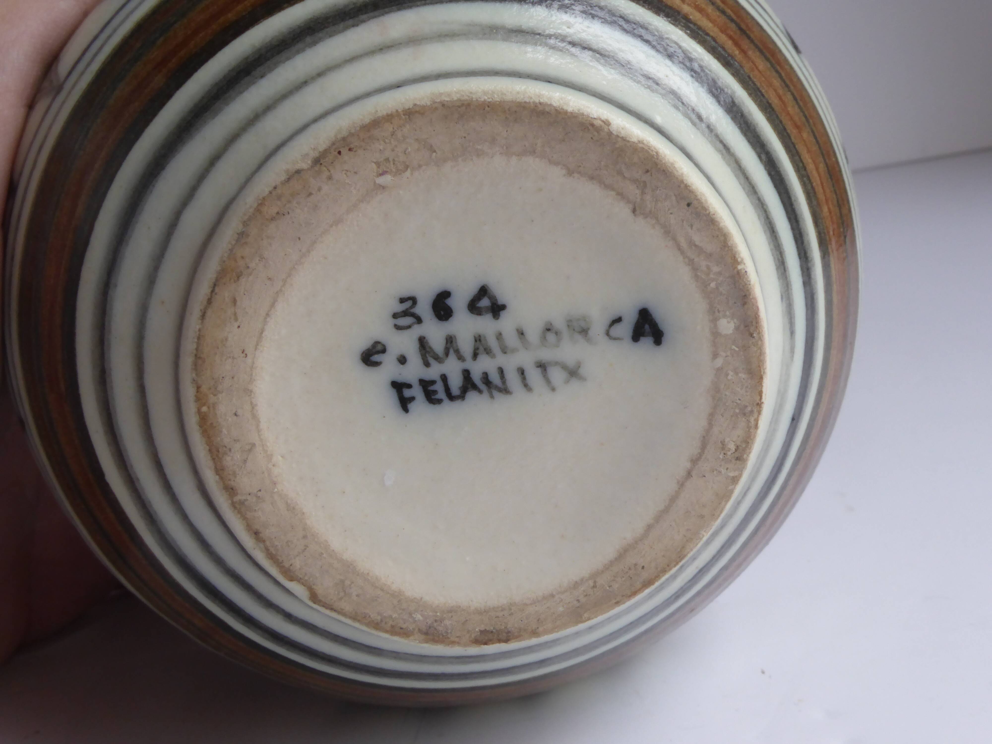 Ceramic pitcher from Mallorca