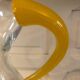 Glass bust of a woman by Kjell Engman 1990