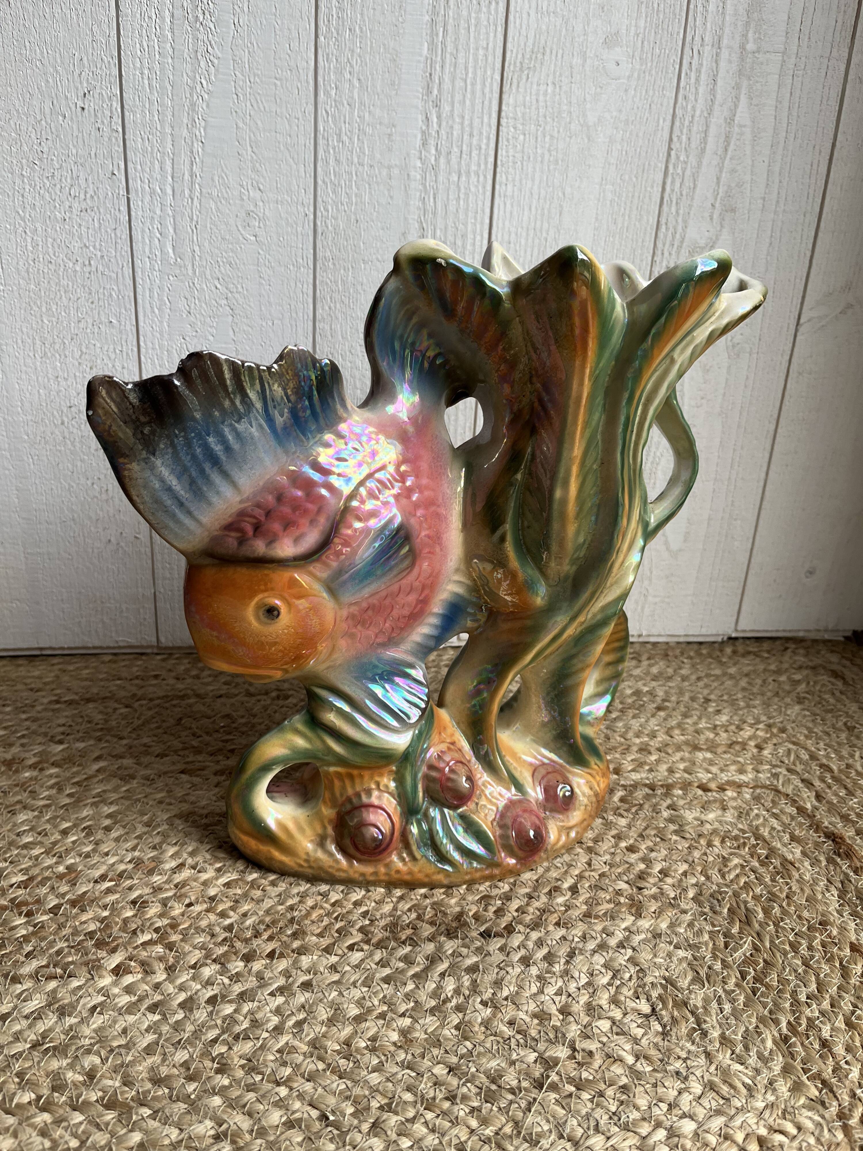 Italian vase in slipware