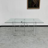 Dining table with folding base by Max Sauze Studio, France, 1970s