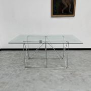 Dining table with folding base by Max Sauze Studio, France, 1970s