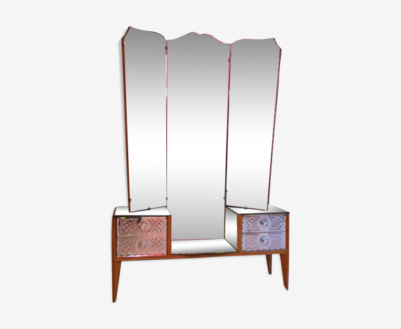 Coiffeuse miroir art deco 1950 | Selency