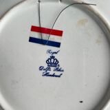 Plaque assiette antique bleu Royal Delft