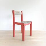 Set of 7 school chairs for adults