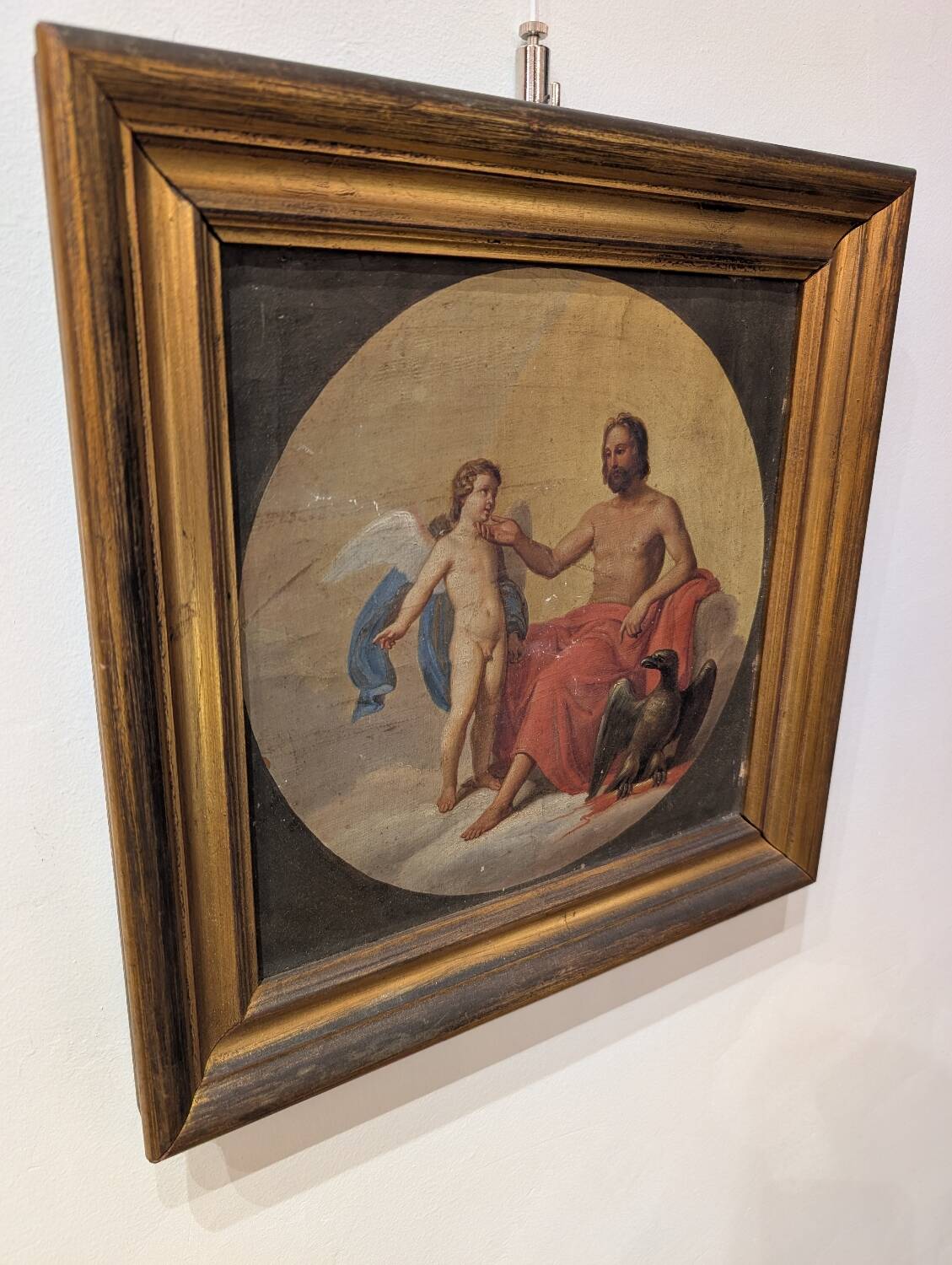 Huile sur toile ancienne XVIII-XIX - Mythologie Gréco-Romaine