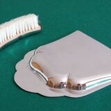 Collects stainless steel table crumbs