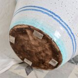 Large glazed ceramic lemon urn