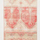 3x12 Red Beige Turkish Vintage Runner Rug,92x371Cm