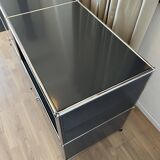 Commode USM Haller en Gris Anthracite