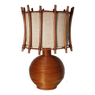 Rattan lamp