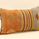 Turkish handmade kilim pillow 30x50 cm kilim