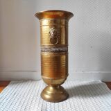 Vintage brass umbrella stand