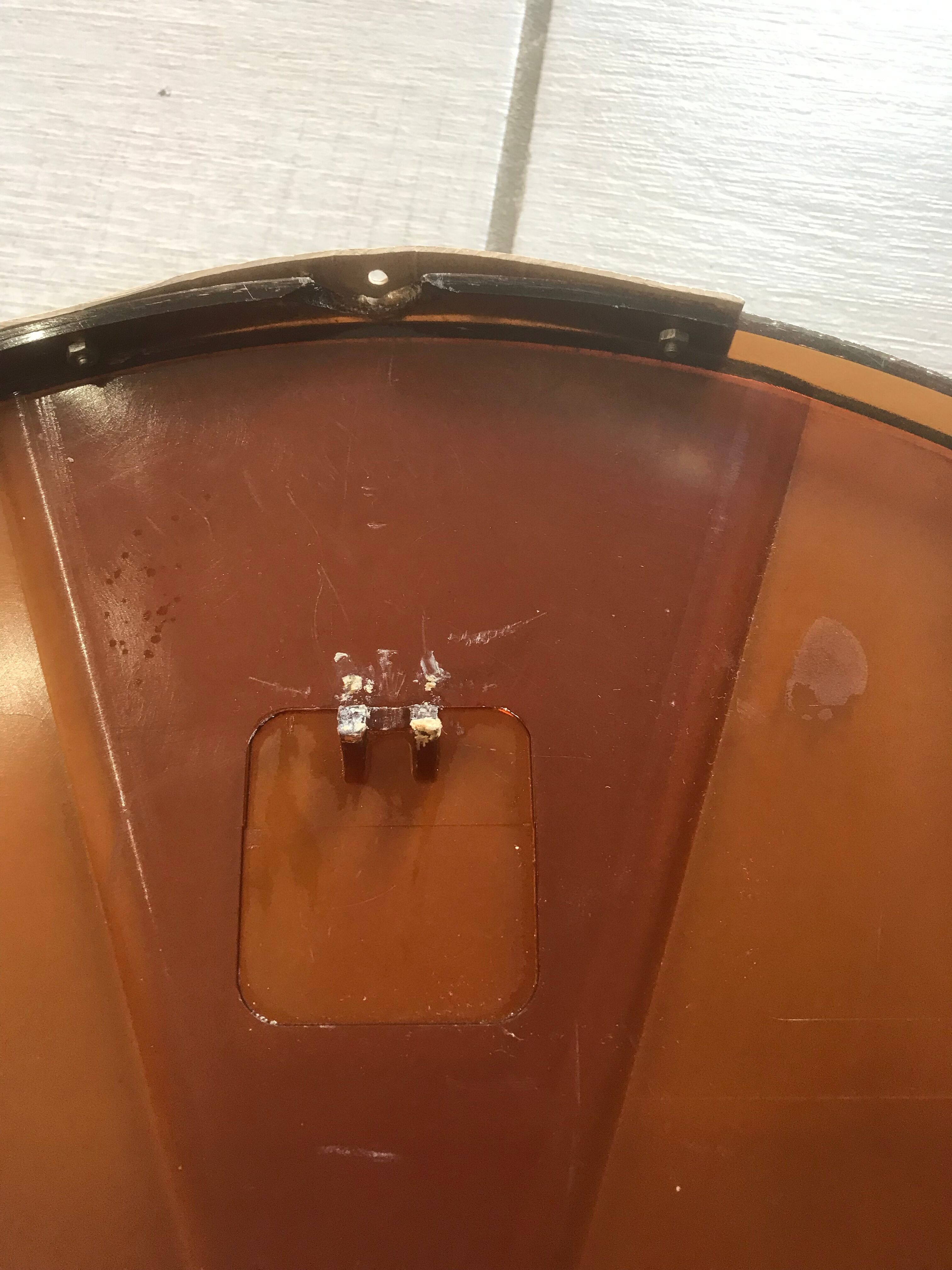 Round mirror Syla vintage 1970 48cm