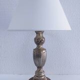 Pied de lampe métal doré néo classique