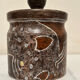 Large ceramic pot with lid by Bernard Buffat