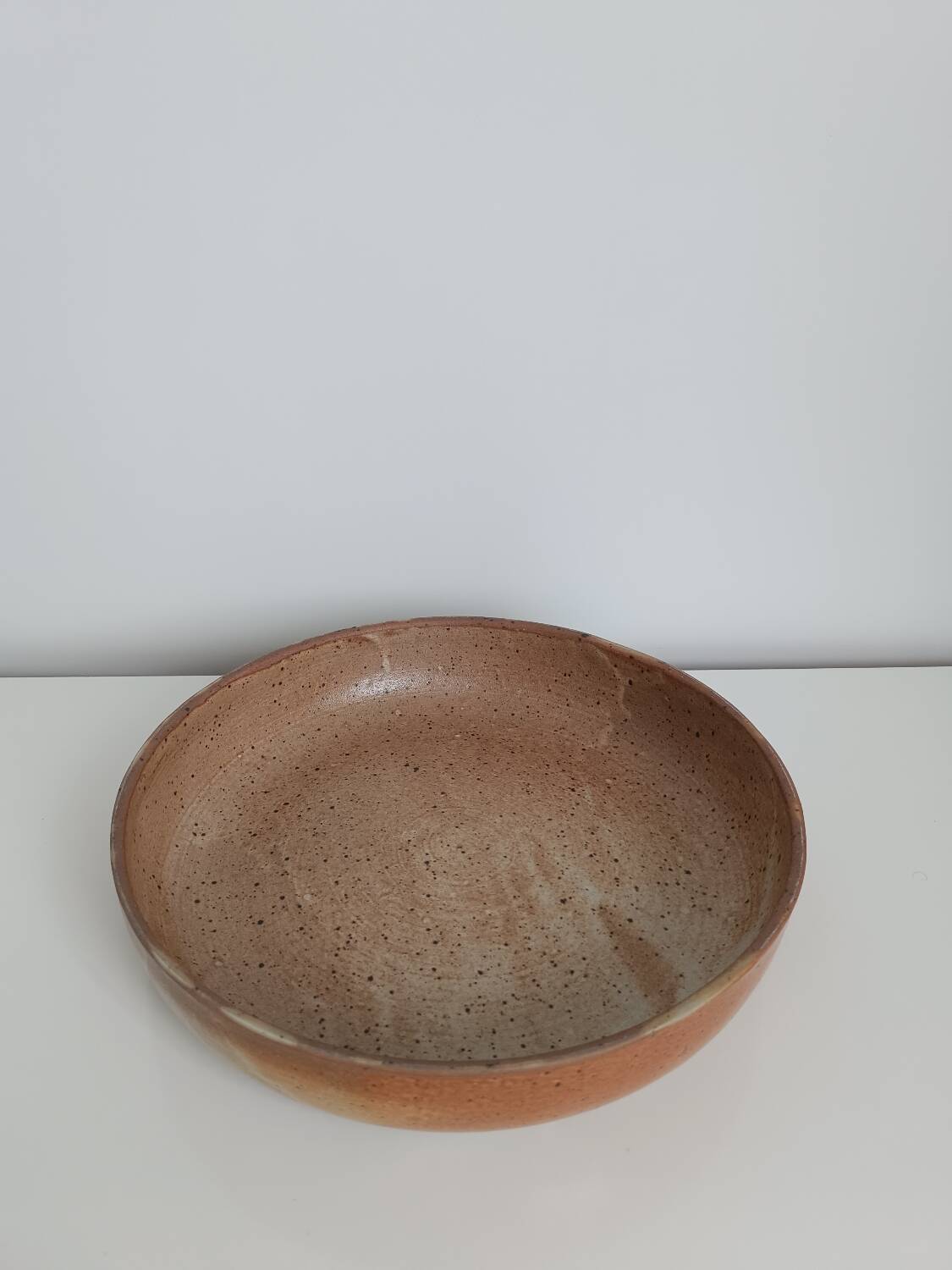 Grand plat - saladier en grès vintage