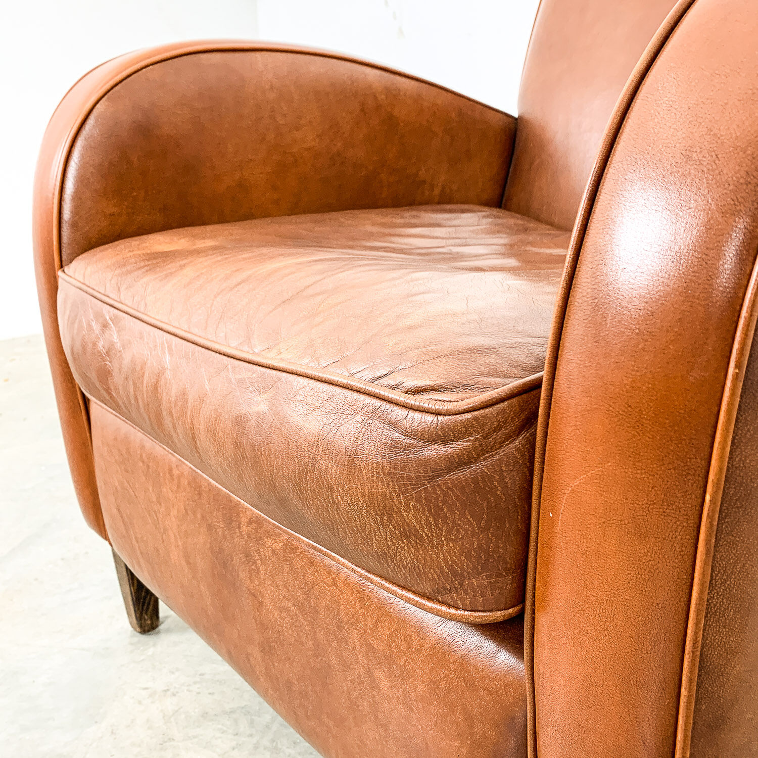 Vintage leather armchair