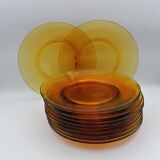 Vintage yellow plates