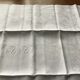 Nappe et 12 serviettes en lin marquées AA