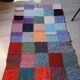 Multicoloured plaid patchwork