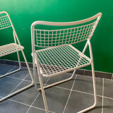 Series of 2 folding chairs signed Ému Italien